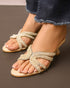 NOHO Hand Embellished Heels with Pearls
